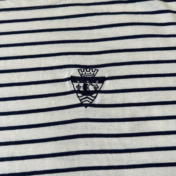Vintage Le Chateau Striped T-shirt Large - Picture 4 of 7